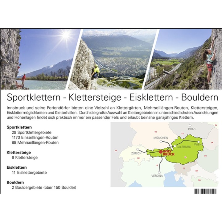 Sportklettern Innsbruck und seine Feriendörfer