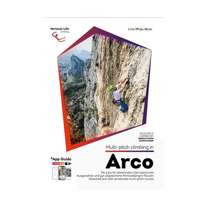 Multi-pitch climbing in Arco