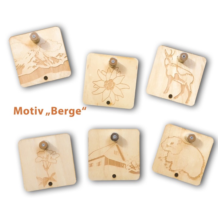 Kletterspiel "Deck auf!"  Motiv: Berge