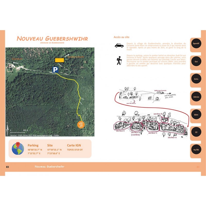 Kletterführer EST-Calades (Südvogesen)