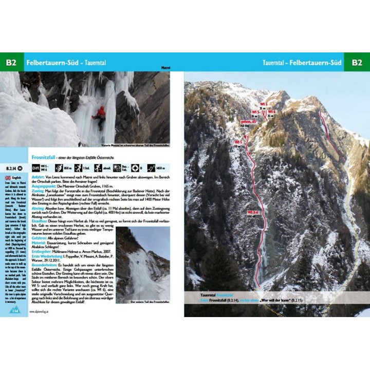 Eiskletterführer Osttirol und Oberkärnten
