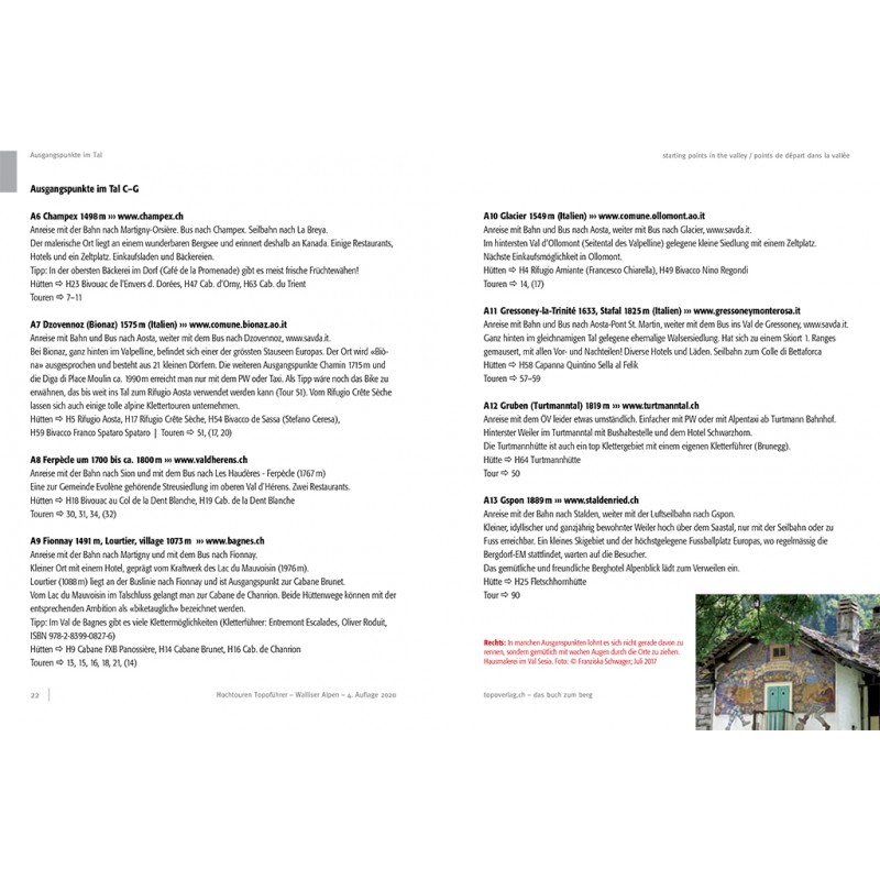 Topoführer Walliser Alpen