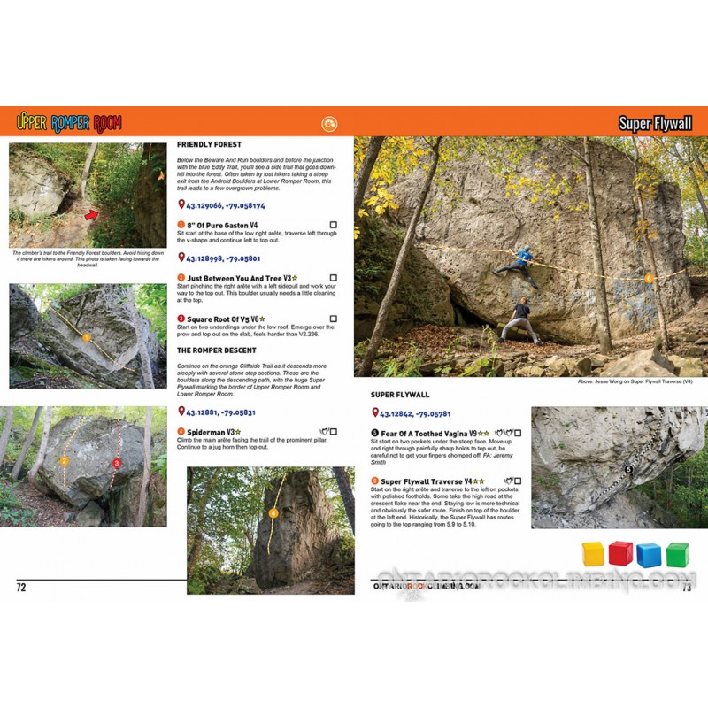 Boulderführer Niagara Glen