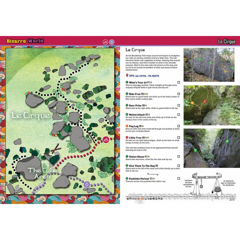 Boulderführer Niagara Glen