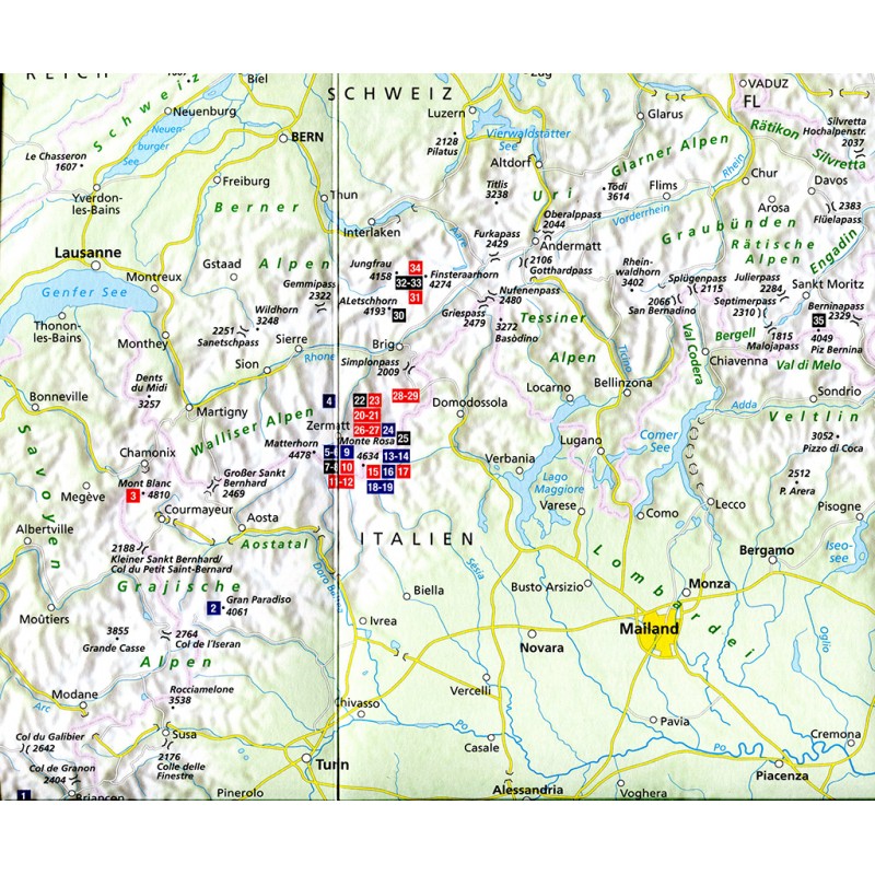 Leichte 4000er Alpen