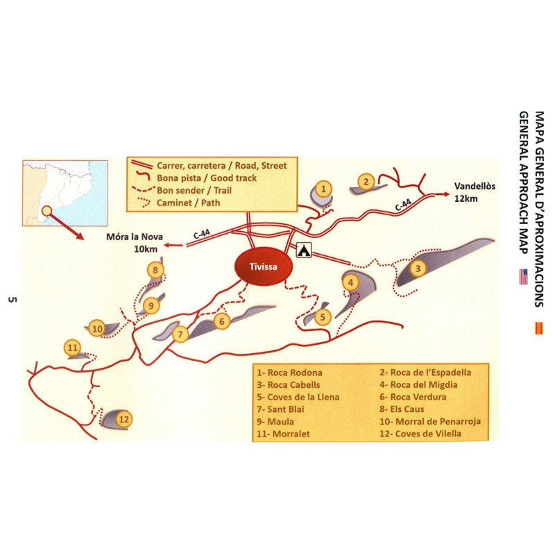 Kletterführer Tivissa Rock Climbs
