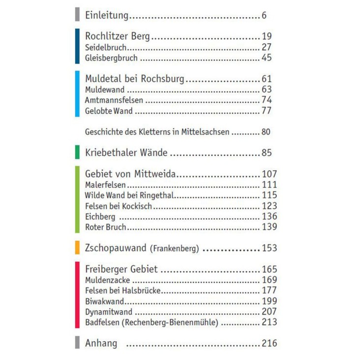 Kletterführer Mittelsachsen