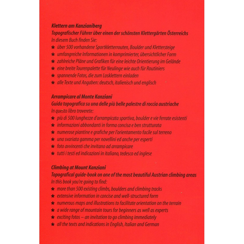 Klettern am Kanzianiberg