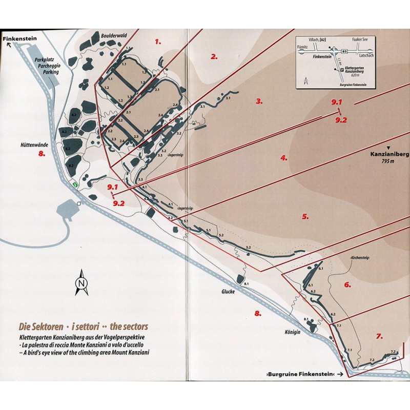 Klettern am Kanzianiberg