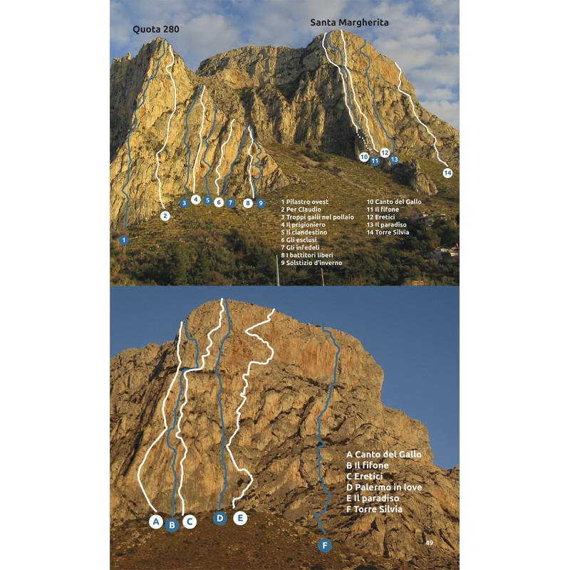 Mehrseillängenrouten Sicily (Sizilien)