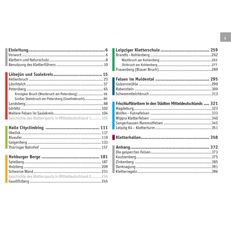 Kletterführer Rotgelbes Felsenland