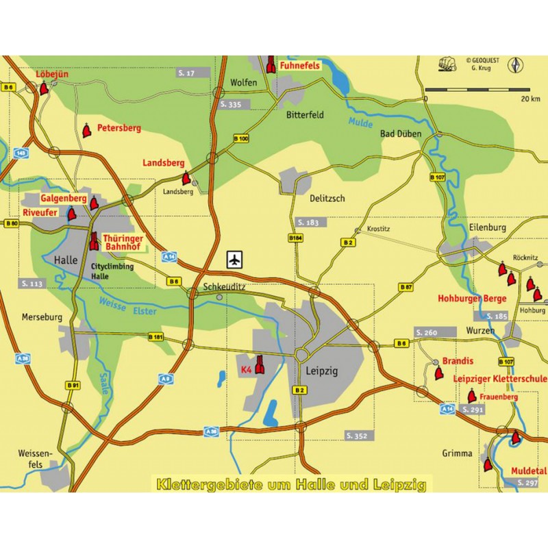 Kletterführer Rotgelbes Felsenland