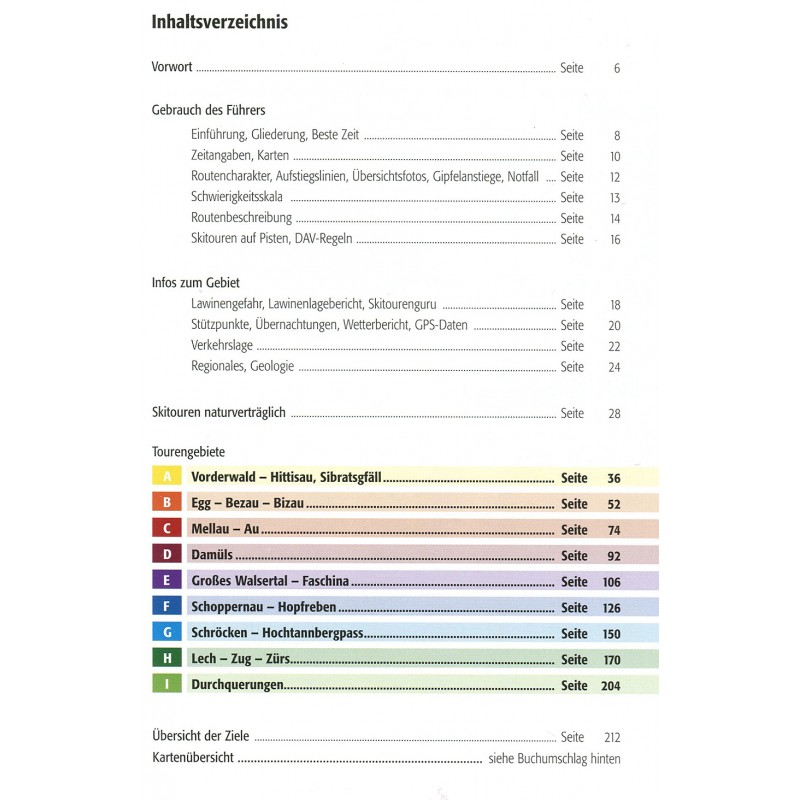 Skitourenführer Bregenzerwald