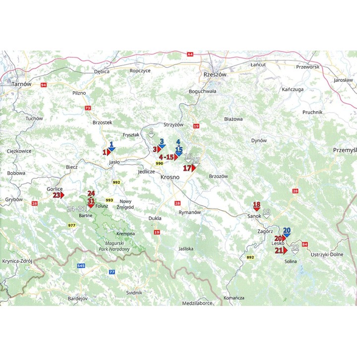 Kletter- und Boulderführer Beskid Niski und Karpatenvorland (Polen)
