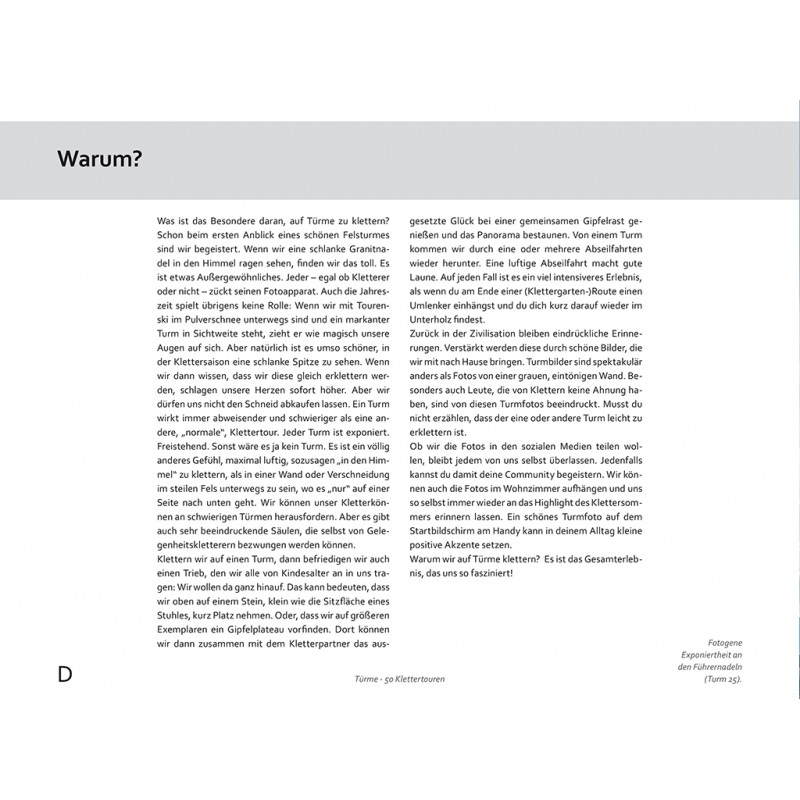 Türme - 50 exponierte Klettertouren