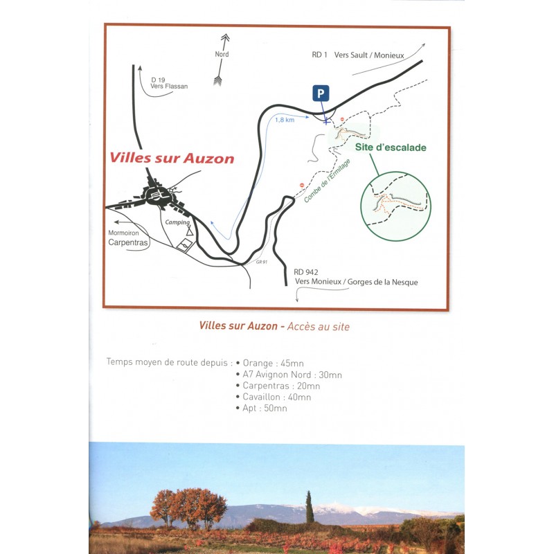 Topo Escalade Villes-sur-Auzon