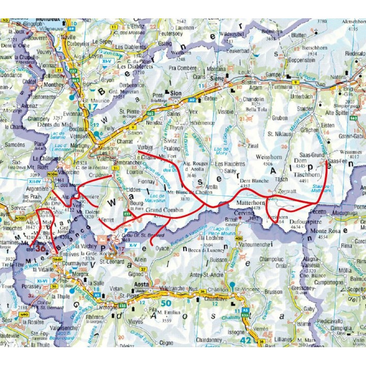 Skitourenführer Haute Route