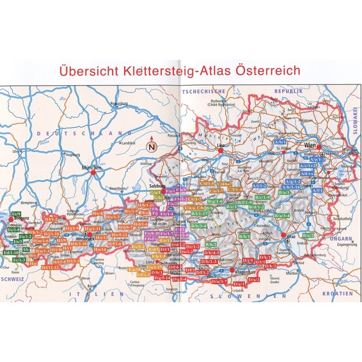 Klettersteig-Atlas Österreich