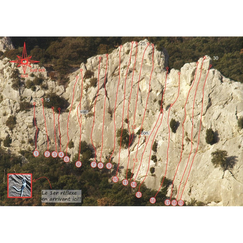 Kletterführer Grimpe aux Dentelles