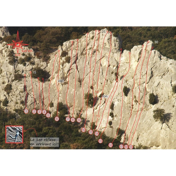 Kletterführer Grimpe aux Dentelles