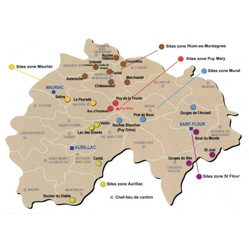 Grimper dans le Cantal