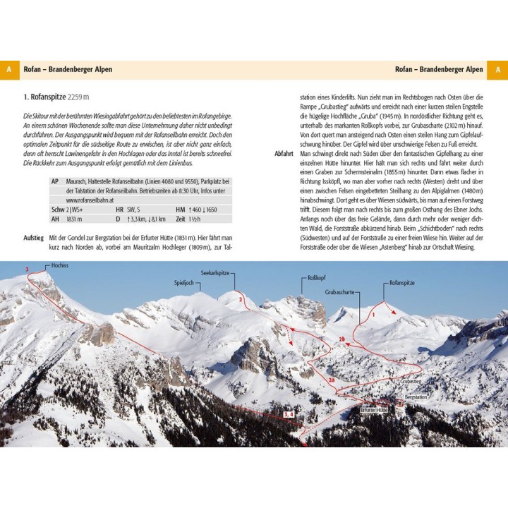 Skitourenführer Karwendel, Rofan, Wetterstein
