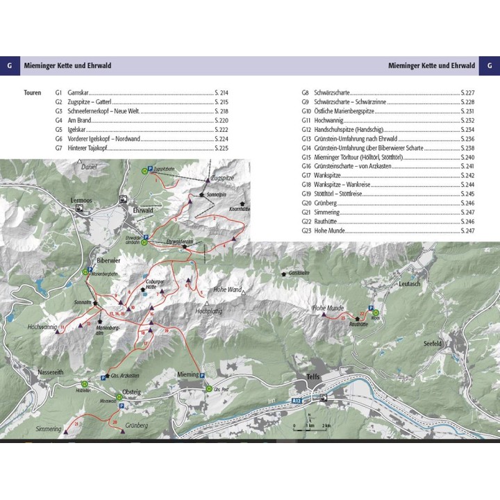Skitourenführer Karwendel, Rofan, Wetterstein