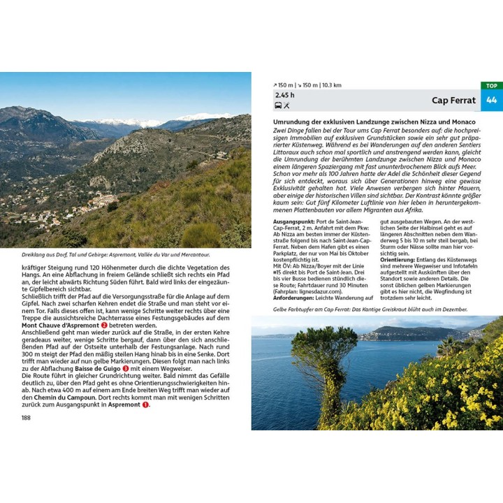 Wanderführer Côte d'Azur