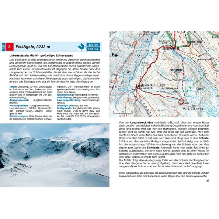 Skitourenführer Ötztal - Silvretta