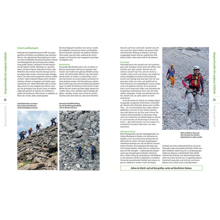 Alpin-Lehrplan Bergwandern Trekking