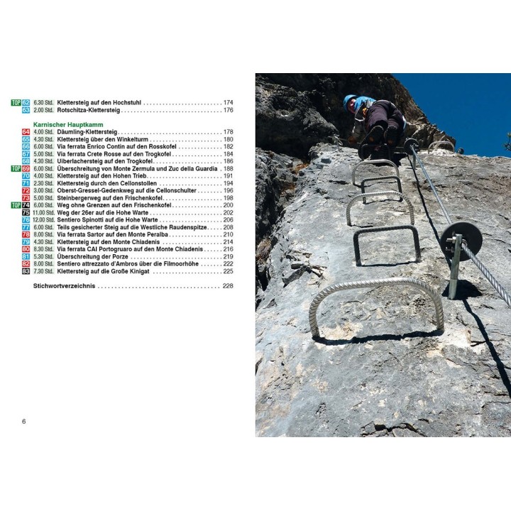 Klettersteigführer Julische Alpen