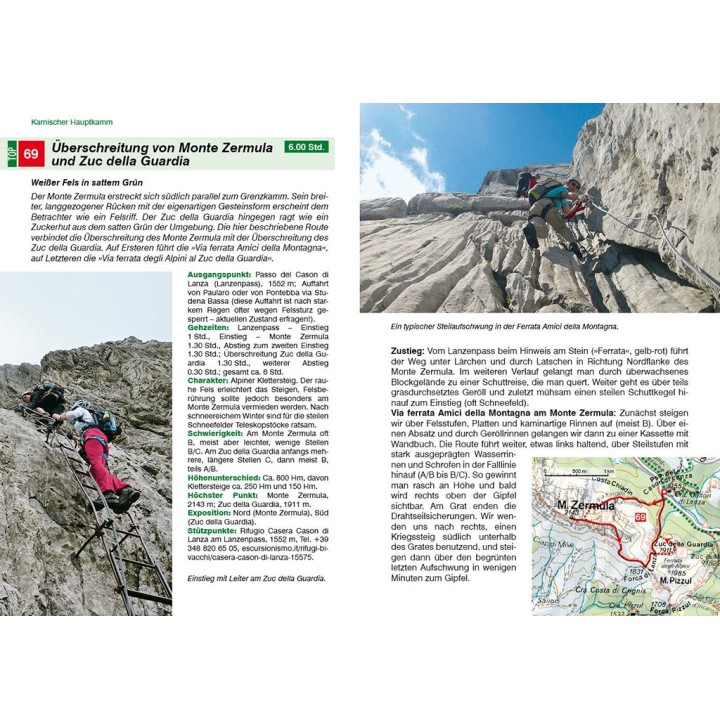 Klettersteigführer Julische Alpen
