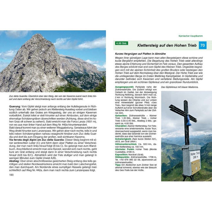 Klettersteigführer Julische Alpen