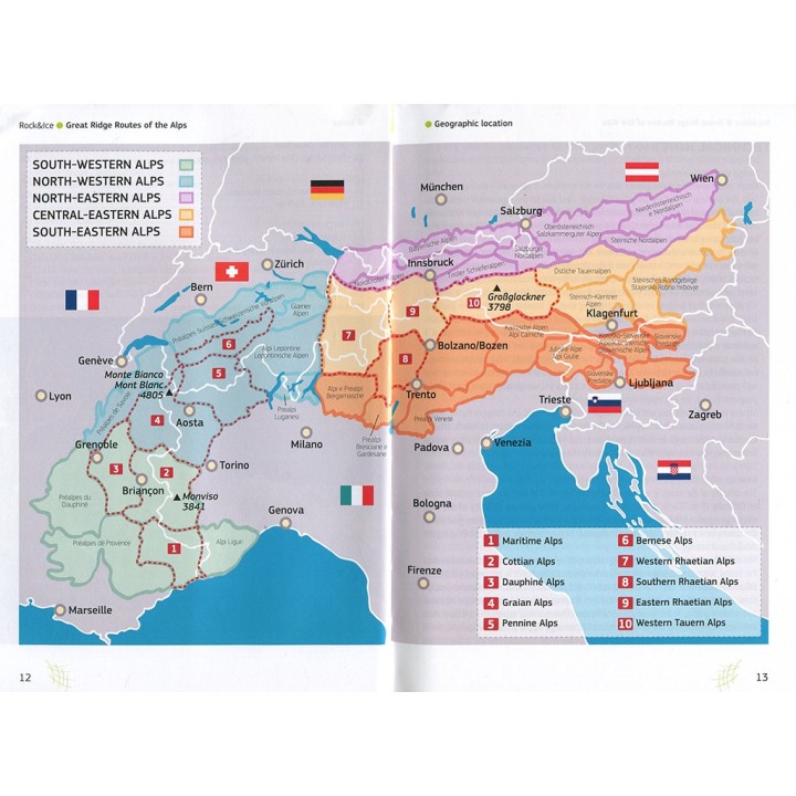 Great Ridge Routes of the Alps