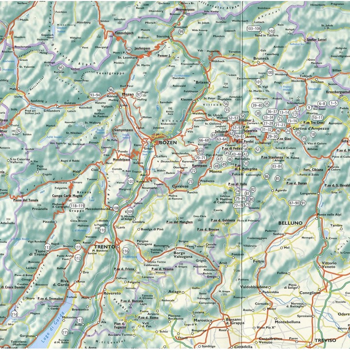 Klettersteigatlas Südtirol - Dolomiten - Gardasee