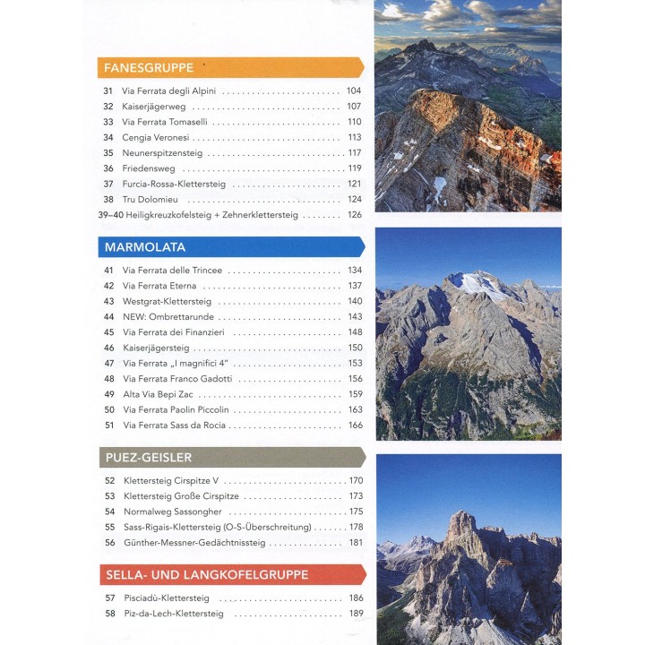 Klettersteigatlas Südtirol - Dolomiten - Gardasee