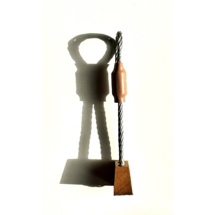 Keyholder Klemmkeil aus Holz