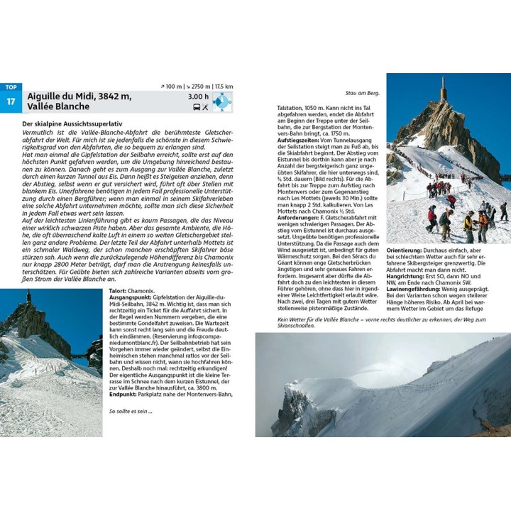 Skitourenführer Mont Blanc