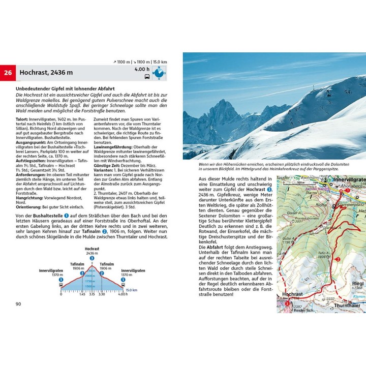 Skitourenführer Pustertal