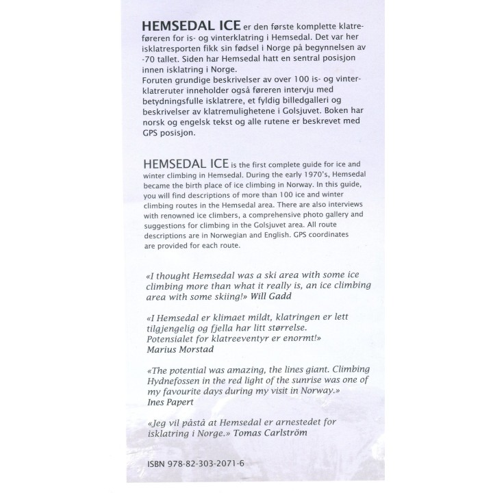 Eiskletterführer Hemsedal Ice