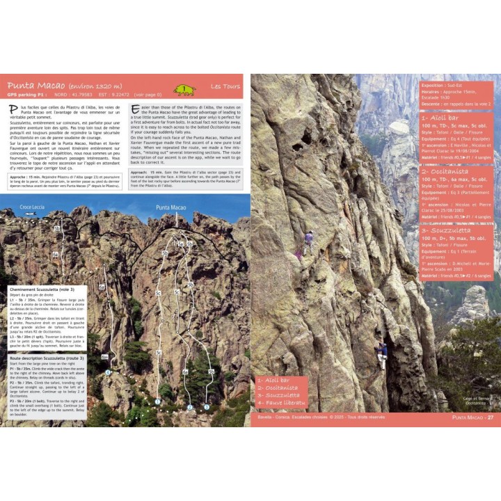 Kletterführer Bavella Corsica