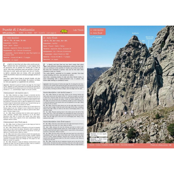 Kletterführer Bavella Corsica