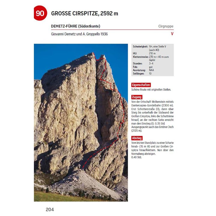 Die Top-Kletterrouten in Gröden und Umgebung