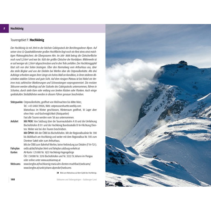 Skitourenführer Salzburger Land Band 1
