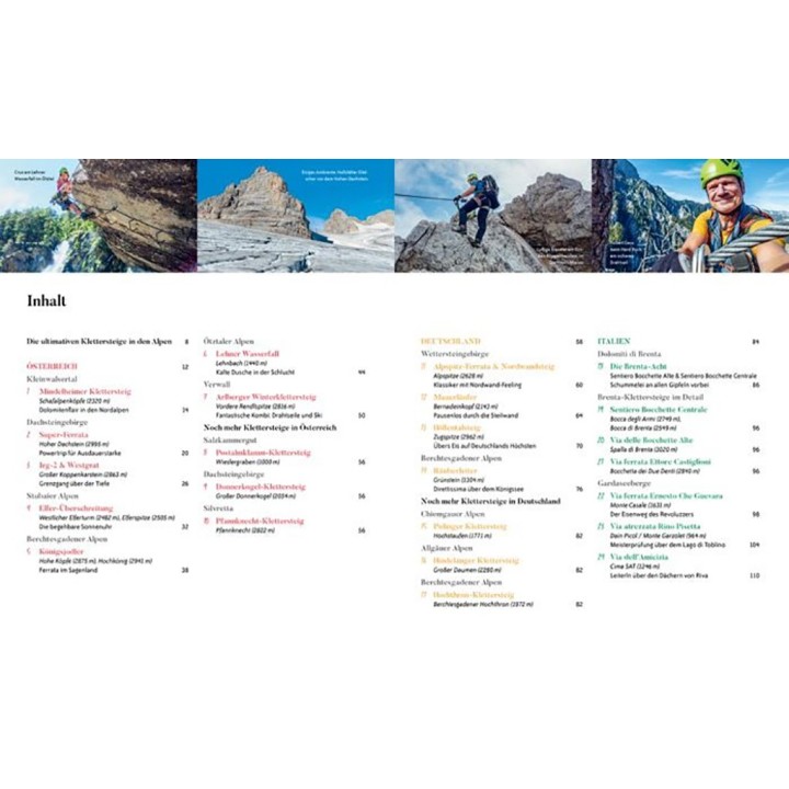 Die ultimativen Klettersteige in den Alpen