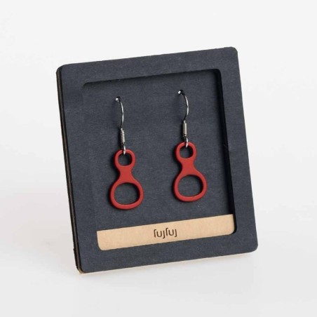 Kletter-Ohrringe rot