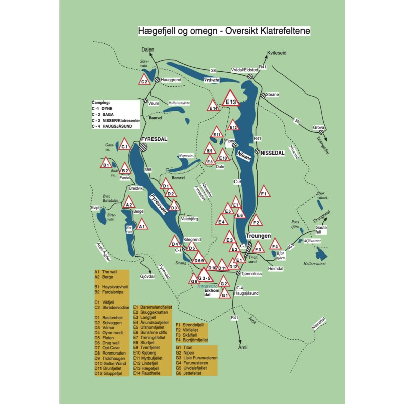 Gå Hægefjell og omegn