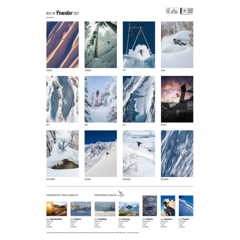 Kalender Best of Powder 2027