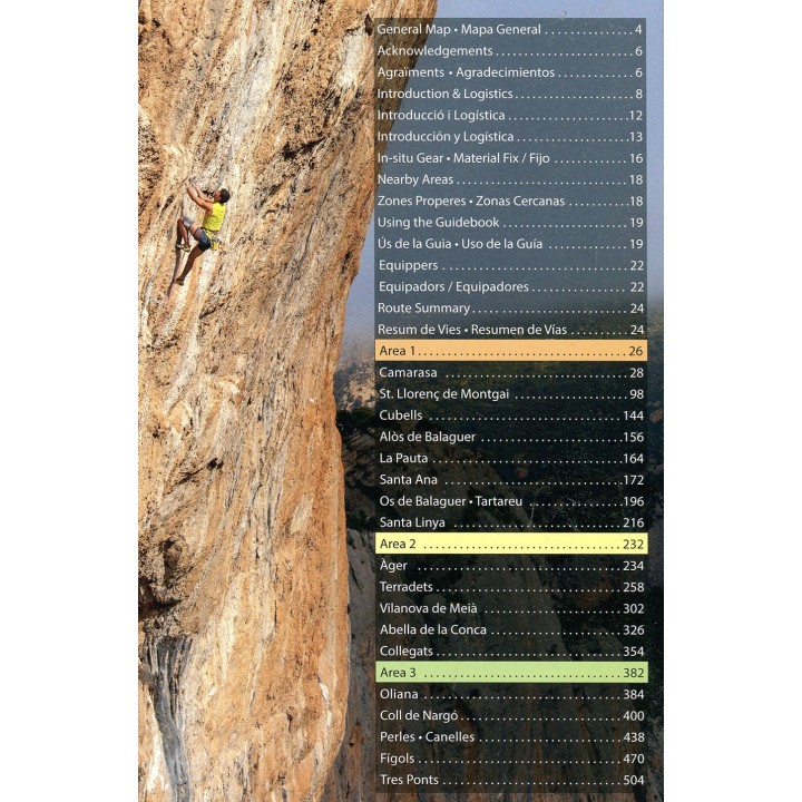 Klettertopo Lleida Climbs