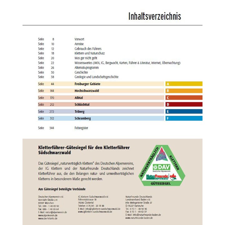 Kletterführer Schwarzwald Band Süd